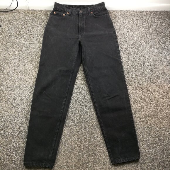 Vintage 1996 Levis Jeans 521 Tapered Leg High Rise Womens 12 Med 30x31 USA Made - Picture 1 of 11